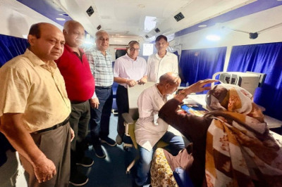 Attended the Free Eye & Dental Check-up Camp organised by Shri Digamber Jain Mandir Sarai Mohalla at Shri Shantinath Digamber Jain Mandir, Rohtak.